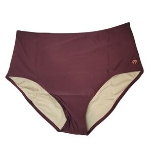 Honey Mark Classic High Waist Swim Bottoms NWT XL